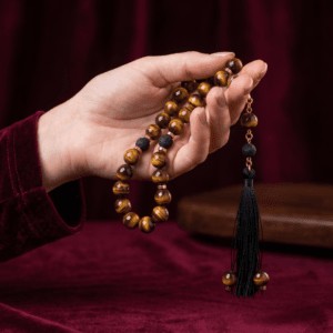 Faceted Tiger Eye Prayer Beads