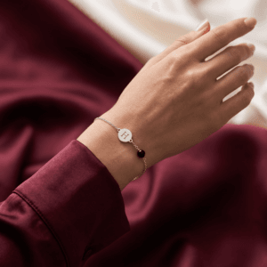 Agate Initial Bracelet