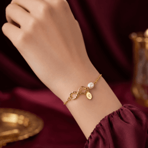 Infinity Pearl Bracelet
